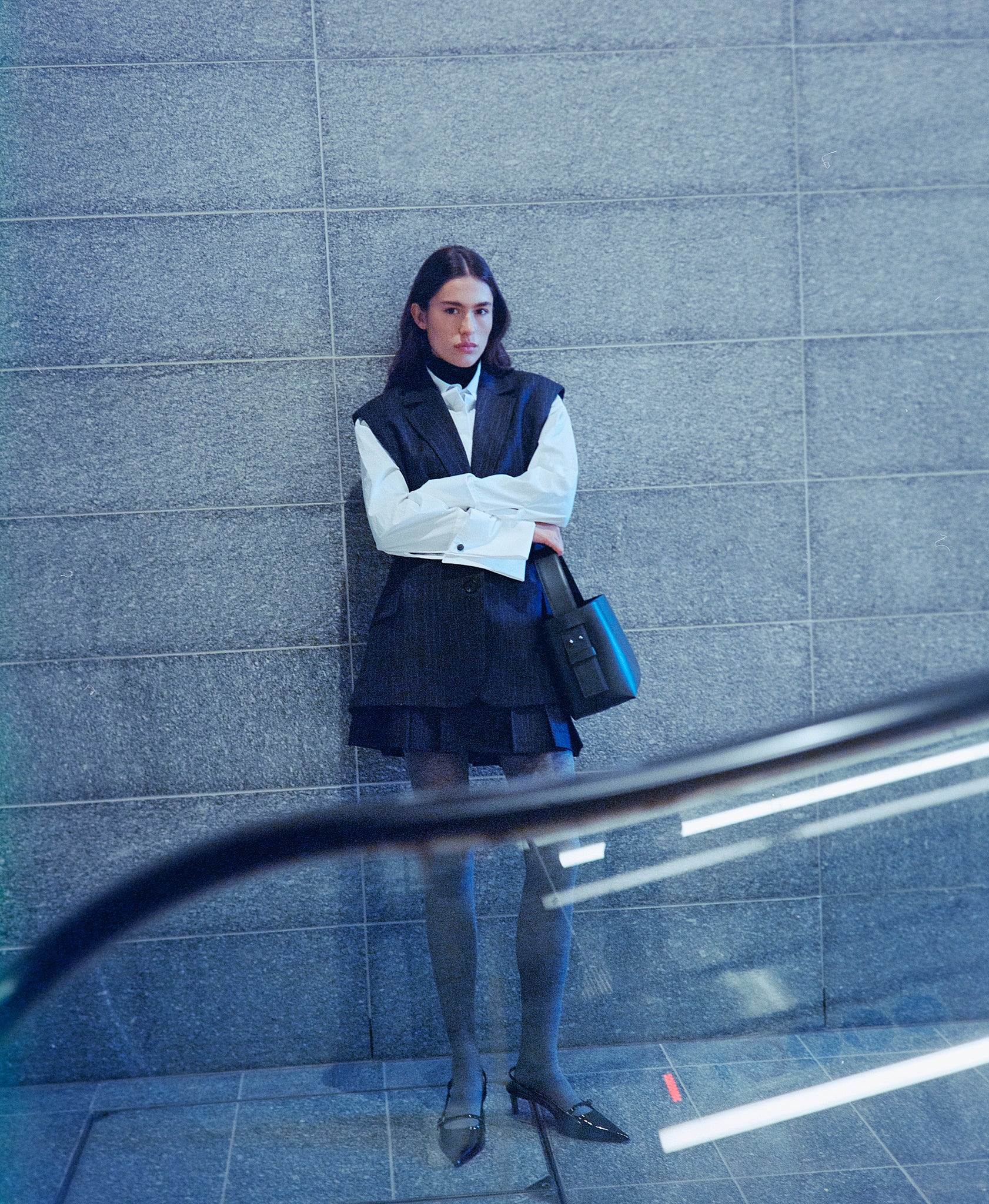 Calico skjorte - hvid